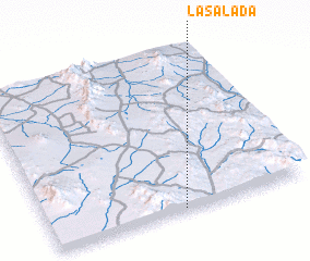 3d view of La Salada