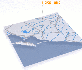 3d view of La Salada