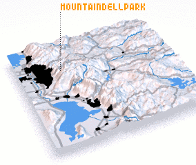 3d view of Mountain Dell Park