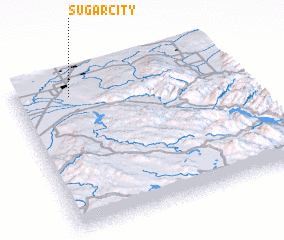 3d view of Sugar City