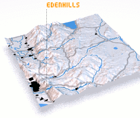 3d view of Eden Hills