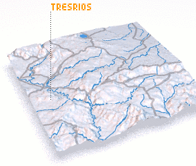 3d view of Tres Rios