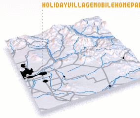 3d view of Holiday Village Mobile Home Park