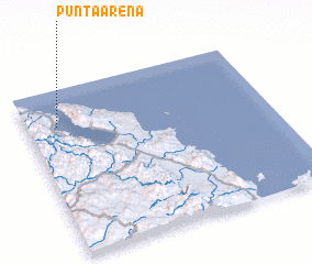 3d view of Punta Arena