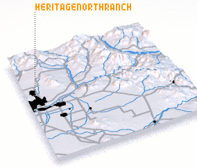 3d view of Heritage North Ranch