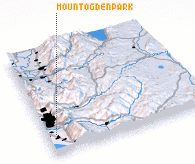 3d view of Mount Ogden Park