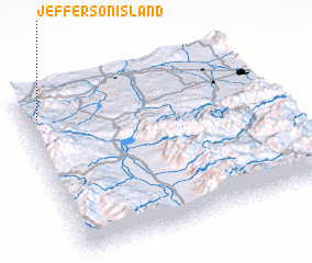 3d view of Jefferson Island