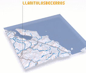 3d view of Llanito Los Becerros