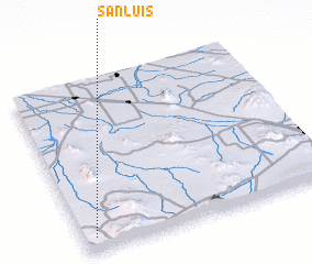 3d view of San Luis