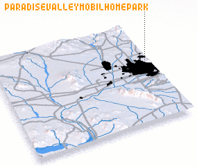 3d view of Paradise Valley Mobilhome Park