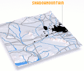 3d view of Shadow Mountain