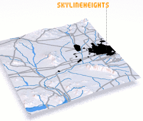 3d view of Skyline Heights