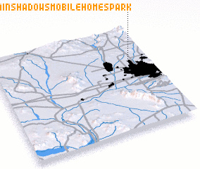 3d view of Mountain Shadows Mobile Homes Park