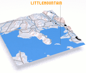 3d view of Little Mountain