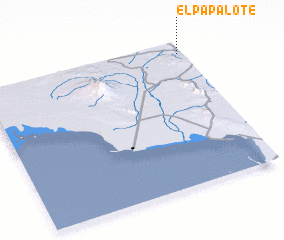 3d view of El Papalote