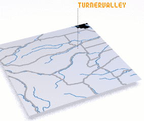 3d view of Turner Valley