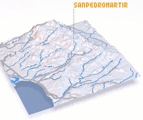 3d view of San Pedro Mártir