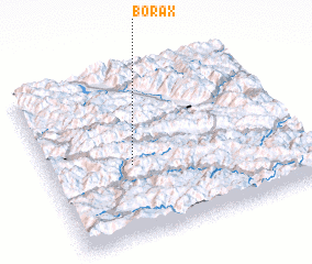 3d view of Borax