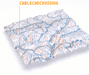 3d view of Cable Car Crossing