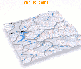 3d view of English point