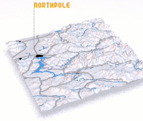 3d view of North Pole