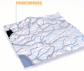 3d view of Four Corners