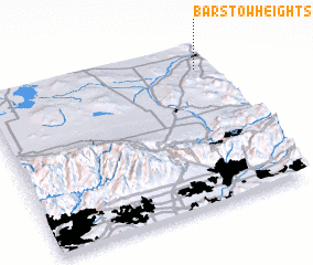 3d view of Barstow Heights