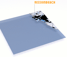 3d view of Mission Beach