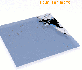 3d view of La Jolla Shores