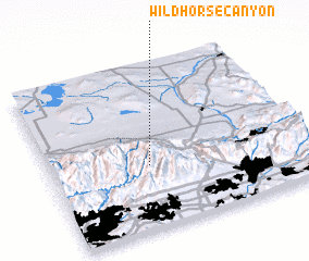 3d view of Wildhorse Canyon
