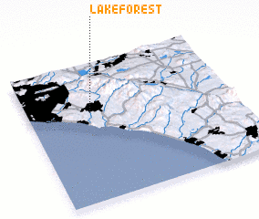 3d view of Lake Forest