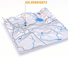 3d view of Goler Heights