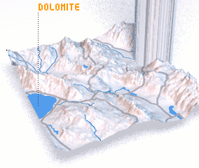 3d view of Dolomite