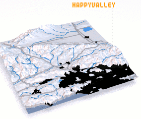 3d view of Happy Valley