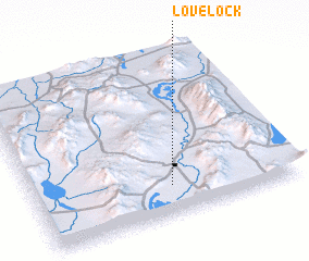 3d view of Lovelock