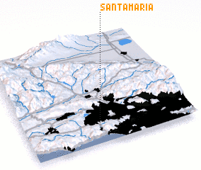 3d view of Santa Maria