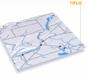 3d view of Tiflis