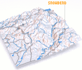 3d view of Snow Bend