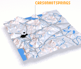 3d view of Carson Hot Springs
