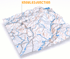 3d view of Knowles Junction