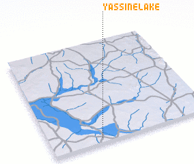 3d view of Yassiné Laké