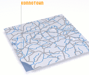 3d view of Konno Town