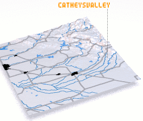 3d view of Catheys Valley