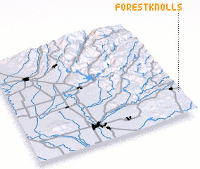 3d view of Forest Knolls