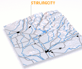 3d view of Stirling City