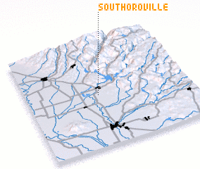 3d view of South Oroville