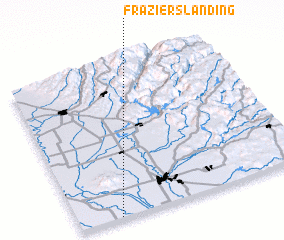 3d view of Fraziers Landing