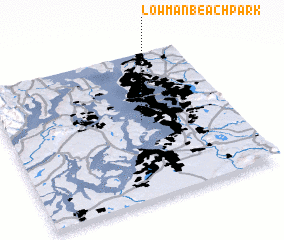 3d view of Lowman Beach Park