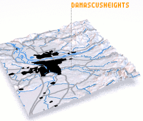 3d view of Damascus Heights