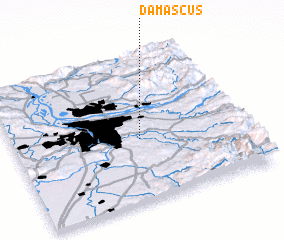 3d view of Damascus